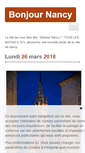 Mobile Screenshot of bonjournancy.fr